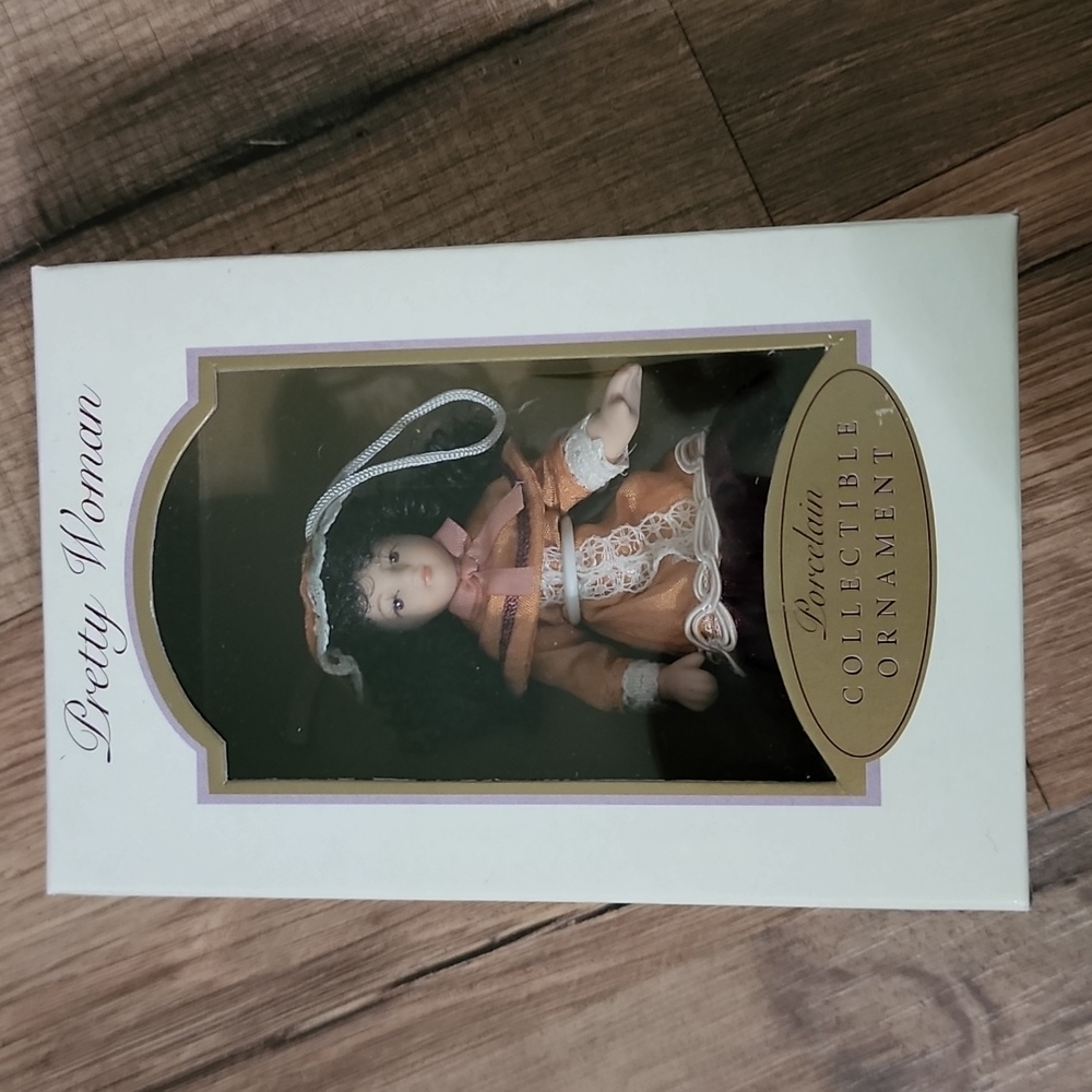 Pretty Woman Porcelain Collectible Ornament